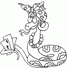 Anaconda coloring book with cards